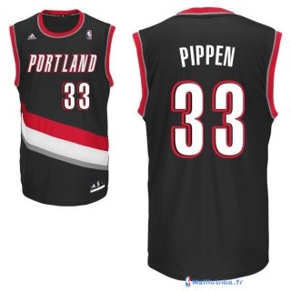 Maillot NBA Pas Cher Portland Trail Blazers Scottie Pippen 33 Noir