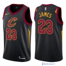 Maillot NBA Pas Cher Cleveland Cavaliers LeBron James 23 Noir Statement 2017/18