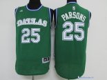 Maillot NBA Pas Cher Dallas Mavericks Chandler Parsons 25 Vert