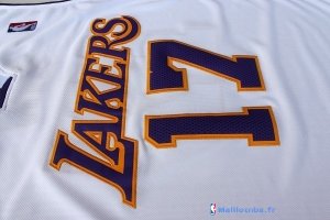 Maillot NBA Pas Cher Los Angeles Lakers Jeremy Lin 17 Blanc