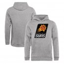 Phoenix Suns Fanatics Branded Heathered Gray Primary Logo Pullover Hoodie