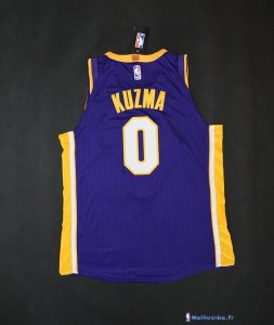 Maillot NBA Pas Cher Los Angeles Lakers Kyle Kuzma 0 Purpura 2017/18