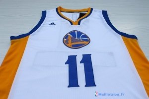 Maillot NBA Pas Cher Noël Golden State Klay 11 Blanc