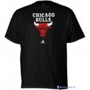 T-Shirt NBA Pas Cher Chicago Bulls Noir
