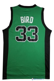 Maillot NBA Pas Cher Boston Celtics Larry Joe 33 Bird Vert Noir