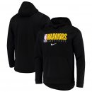 Golden State Warriors Nike Black Spotlight Practice Performance Pullover Hoodie