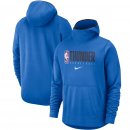 Oklahoma City Thunder Nike Blue Spotlight Practice Performance Pullover Hoodie