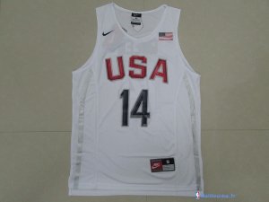 Maillot NBA Pas Cher USA 2016 Draymond Green 14 Blanc