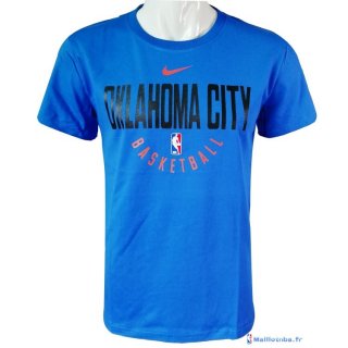 Maillot NBA Pas Cher Oklahoma City Thunder Nike Bleu Noir