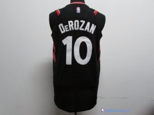 Maillot NBA Pas Cher Toronto Raptors DeMar DeRozan 10 Noir 2017/18