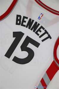 Maillot NBA Pas Cher Toronto Raptors Anthony Bennett 15 Blanc