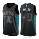 Maillot NBA Pas Cher Charlotte Hornets Cody Zeller 40 Nike Noir Ville 2017/18