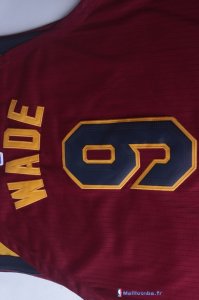 Maillot NBA Pas Cher Cleveland Cavaliers Dwyane Wade 9 Rouge 2017/18