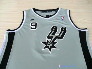 Maillot NBA Pas Cher San Antonio Spurs Tony Parker 9 Gris