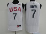 Maillot NBA Pas Cher USA 2016 Kyle Lowry 7 Blanc