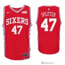 Maillot NBA Pas Cher Philadelphia Sixers Tiago Splitter 47 Rouge 2017/18