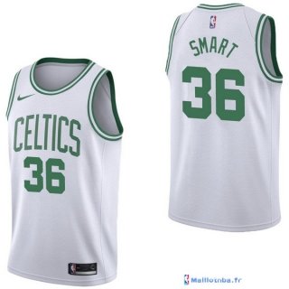 Maillot NBA Pas Cher Boston Celtics Marcus Smart 36 Blanc Association 2017/18