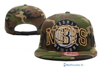 Bonnet NBA Brooklyn Nets 2016 Camouflage Vert