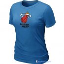 T-Shirt NBA Pas Cher Femme Miami Heat Bleu