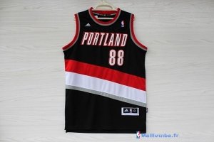 Maillot NBA Pas Cher Portland Trail Blazers Nicolas Batum 88 Noir