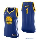 Maillot NBA Pas Cher Golden State Warriors Femme JaVale McGee 1 Bleu Icon 2017/18