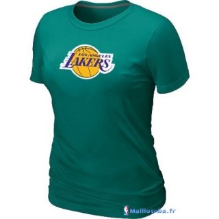 T-Shirt NBA Pas Cher Femme Los Angeles Lakers Vert