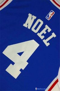 Maillot NBA Pas Cher Philadelphia Sixers Nerlens Noel 4 Bleu