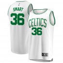 Boston Celtics Marcus Smart Fanatics Branded White Fast Break Replica Jersey - Association Edition