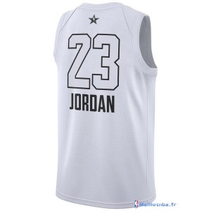 Maillot NBA Pas Cher NBA All Star 2018 Michael Jordan 23 Blanc