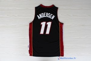 Maillot NBA Pas Cher Miami Heat Chris Andersen 11 Noir Rouge