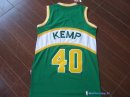 Maillot NBA Pas Cher Seattle Supersonics Shawn Kemp 40 Vert