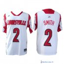 Maillot NCAA Pas Cher Louisville Smith 2 Blanc