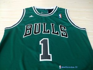 Maillot NBA Pas Cher Chicago Bulls Derrick Rose 1 Vert