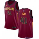 Maillot NBA Pas Cher Cleveland Cavaliers Ante Zizic 41 Rouge Icon 2017/18