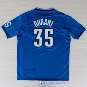 Maillot NBA Pas Cher Noël Oklahoma City Thunder Durant 35 Bleu 02