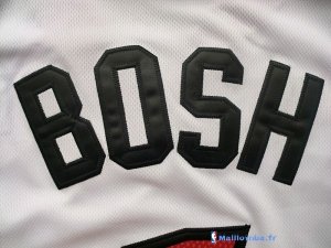 Maillot NBA Pas Cher Miami Heat Chris Bosh 1 Blanc Rouge