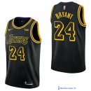 Maillot NBA Pas Cher Los Angeles Lakers Kobe Bryant 24 Noir Ville 2017/18