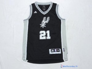 Maillot NBA Pas Cher San Antonio Spurs Junior Tim 21 Noir