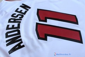 Maillot NBA Pas Cher Miami Heat Chris Andersen 11 Blanc Rouge