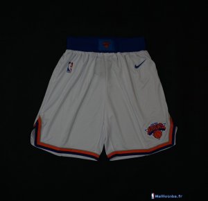 Pantalon NBA Pas Cher New York Knicks Nike Blanc