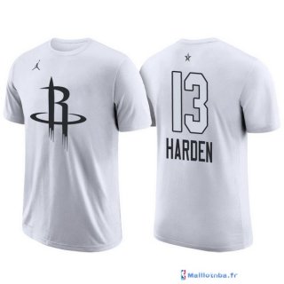 Maillot Manche Courte All Star 2018 James Harden 13 Blanc