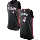 Maillot NBA Pas Cher Miami Heat AJ Hammons 4 Noir Icon 2017/18