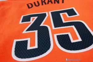Survetement NBA Pas Cher Oklahoma City Thunder Kevin Durant 35 Orange