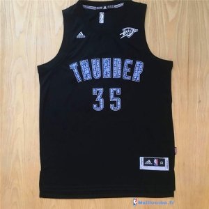 Maillot NBA Pas Cher Oklahoma City Thunder Kevin Durant 35 Noir Blanc