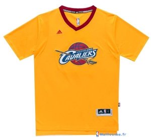 Maillot NBA Pas Cher MC Cleveland Cavaliers LeBron James 23 Jaune