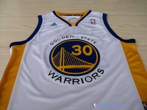 Maillot NBA Pas Cher Golden State Warriors Stephen Curry 30 Blanc