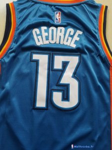 Maillot NBA Pas Cher Oklahoma City Thunder Junior Paul George 13 Bleu Icon 2017/18