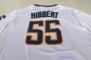 Maillot NBA Pas Cher Noël Indiana Pacers Hibbert 55 Blanc