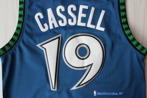 Maillot NBA Pas Cher Minnesota Timberwolves Sam Cassell 19 Retro Bleu