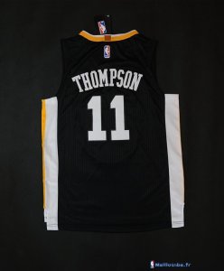 Maillot NBA Pas Cher Golden State Warriors Klay Thompson 11 Noir 2017/18